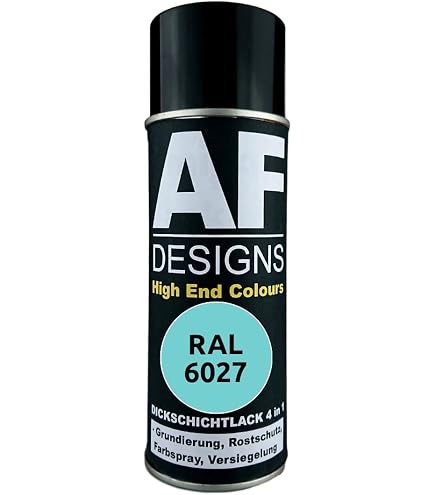 TRISTARcolor RAL 6027 Lichtgrün Spraydose – 400 Ml, Matt, Schnelltrocknend, Made In Germany