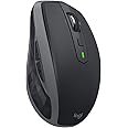 Logitech MX Anywhere 2S Mouse Wireless, Multidispositivo, Bluetooth o 2.4 GHz Wireless con Ricevitore USB Unifying, 4000 DPI 