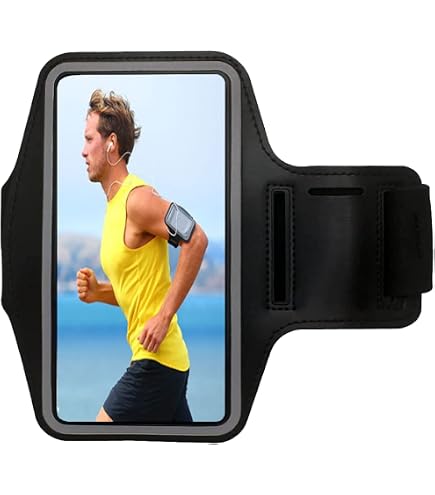 MMOBIEL Brassard Sport IPhone 15/14/13/12/11/SE – Néoprène Étanche Bandes Réfléchissantes + Poche Clés