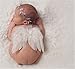 Produktbild Interesting® Neugeborene Fotografie Props Säuglings-Baby-Weiß Engels-Feder-Flügel-Feder-Foto-Stütze Flügel Kleidung