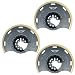 Produktbild 3 x topstools stl88tb _ 3 gemischt Titan HSS Bimetall Klingen für Bosch Fein Starlock Plus Max AUTOCLIC Multi Tool Zubehör