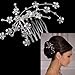Wedding Bridal/Bridesmaid Hair Comb Decoration---Silver