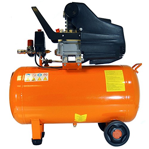 Druckluftkompressor 1500 W 2,0 PS 50 Liter Kompressor mit Öl Druckluft Werkstatt - 2