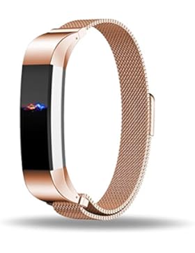 Fitbit Alta Armband Ersatz, ZRO Voll Magnetisch Verschluss Spange Mesh-Schleife Milanese Rostfreier Stahl Armband...