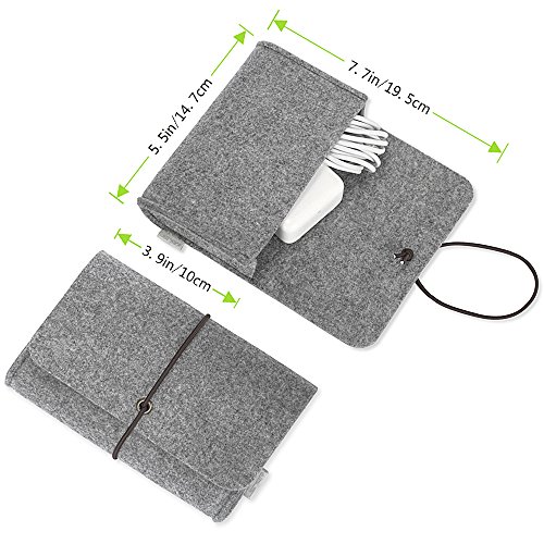 JSVER 13 3 Zoll MacBook Air Pro Retina 12 9 Zoll iPad Pro Filz Sleeve H  lle Laptop Ultrabook Notebook Tasche  Grau