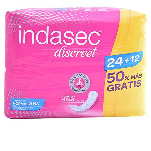 Preisvergleich Produktbild Incontinence Sanitary Pad Discreet Indasec (36 uds)