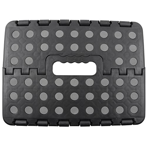 Multistore 2002 Escabeau pliable 150 kg, poignée, antidérapant, 22 x 29 x 22 cm, plastique