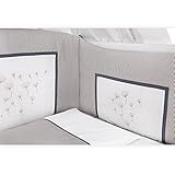 Babyzimmer Felix in akaziengrau 21 tlg. mit 3 türigem Kl. + Blossom in Weiß / Grau - 9