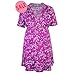 Heavenly Bump Maternity Forget-Me-Not Print Tunic - Magenta 10 Magenta
