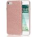 Produktbild NALIA Handyhülle kompatibel mit iPhone 8/7, Mosaik Slim Hard-Case Backcover Schutzhülle, Handy-Tasche im Metall-Look, Dünnes Glänzendes Karo Etui Skin Hülle Fliesen-Muster, Farbe:Rose Gold