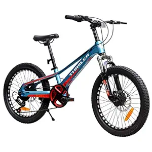 THRILLER Magnesium Bicycle 20 Inch 7 Speed, Fork Suspention, Dual Disc Brake, Magnesium Frame for Boys/Girls of Age 9 to 15 Years
