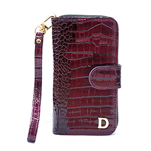 Fixo Cassa del Raccoglitore Buffett Zipper per Apple iPhone XS/iPhone X (Porpora)