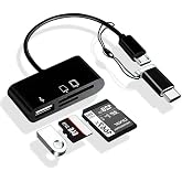 Usb Ligtning iphone ile uyumlu - iPad ile Uyumlu ve Type-c Girişli Kart Okuyucu Multi OTG USB C Adapter SD TF Micro Card Read