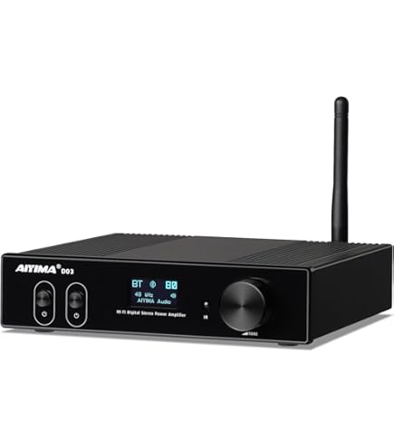 AIYIMA B01 Bluetooth 5.0 subwoofer stereoverversterker Digital 2.1 versterker audio versterker 50Wx2 100W Sub met USB
