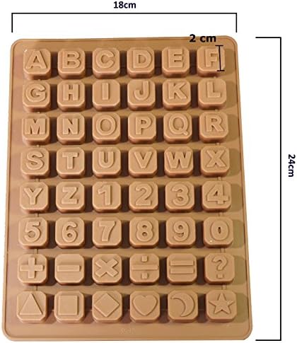 Soap Stone Fragrance Professionals® Letters Cube Silicone Soap Mould/Baking Dish, 1 x Buchstaben