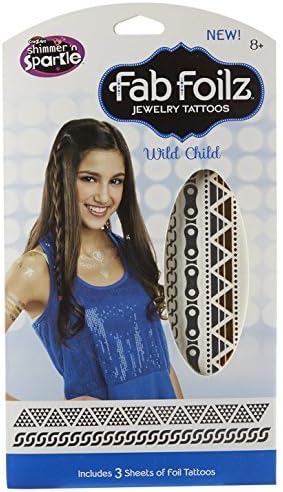 Shimmer and Sparkle Fab Foilz Body Art - Wild Child