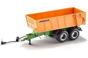 siku 6780, Tandem-Achs-Anhänger, 1:32, Fernsteuerbar, Für SIKU CONTROL Fahrzeuge mit Anhängerkupplung, Metall/Kunststoff, Orange