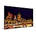 Produktbild Calvendo Premium Textil-Leinwand 75 cm x 50 cm quer, Weihnachtsmarkt | Wandbild, Bild auf Keilrahmen, Fertigbild auf echter Leinwand, Leinwanddruck: Reise durch Leipzig Orte Orte