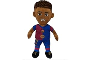 SaoTi Peluche Barcellona, Bambola da collezione di calcio, giocatori della Barça, 25 cm (LAMINE YAMAL 25-CM)