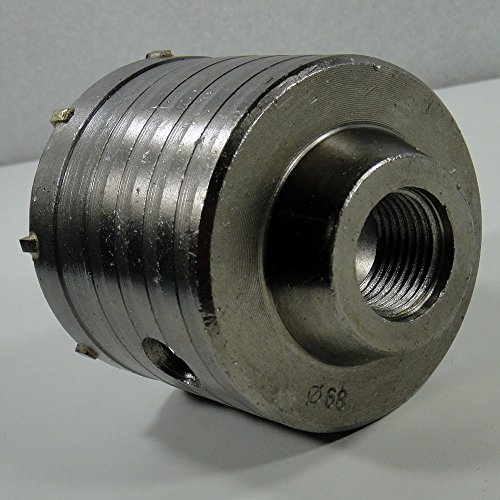 HM Bohrkrone Ø 68 mm für Beton Naturstein Mauerwerk (Gewinde M22) Hartmetall Bohrkrone - 3