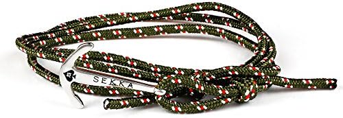 Anchor Hook Bracelet Green