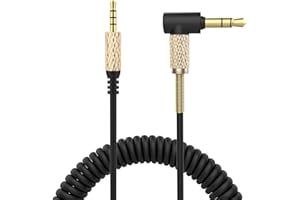 Toxaoii Zapasowy kabel audio, kompatybilny z Bose 700 Quietcomfort QC25, QC35, QC35II, QC45, OE2, SoundTrue JBL Tune 760NC Live 650BTNC 660NC, słuchawki 2,5 mm na 3,5 mm (czarny w kształcie litery L)