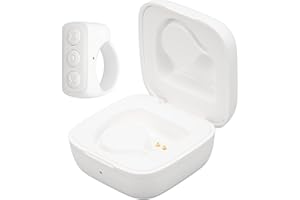 VIKYE TikTok Pilot Kindle App Page Turner, Kamera Bluetooth Zdalne Nagrywanie Wideo, Zdalny pierścień Przewijania Aplikacji Clicker, Pierścień Przewijania TIK Tok na Telefon Komórkowy (Biały)