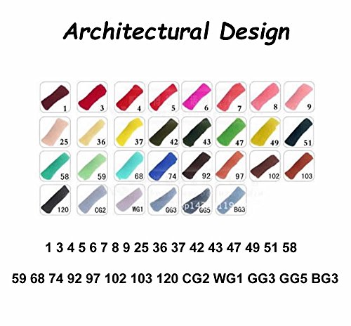 Yosoo Marker Stift Set Doppelspitze Textmarker in verschiedenen Farben für Zeichnen und Malen - 5