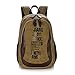 Produktbild Wewod 14-15.6 Inch Laptop Backpack école Sac bookbags pour le lycée ou Campus étudiants Matériel Toile (Khaki)
