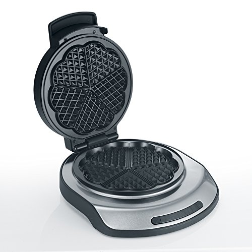 Severin WA 2107 Design-Waffelautomat, Edelstahl-gebürstet, schwarz - 3