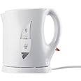 Daewoo Cordless Electric Kettle SDA2486 1 Litre 1400W Plastic With Safety Locking Lid, Wide Easy Fill Opening, Power Indicator Light White