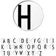 Design Letters Piatti Bianco (A-Z) | Piatti Moderni in Porcellana | Piatti Decorativi Progettato nel Denmark | Idee Regalo Uo