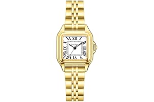 Szaikyri Quadrato Classico Orologio Donna con Numeri Romani Cronografo da Donna Casual