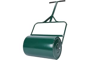 CAMPSOR Profi Rasenroller, Rasenwalze Befüllbar mit Wasser Sand, für Parks, Gärten, Höfe und Ballspielplätze, 50 * 110 cm / 40 L (Grün)