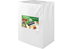‎WVACFRE WVacFre 200 Beutel 15x25cm Vakuumier Beutel Vakuumbeutel für Lebensmittel,BPA-Frei Sous Vide Vakuumierbeutel Beutel für Vakuumierer und Folienschweißgeräte Geeignet