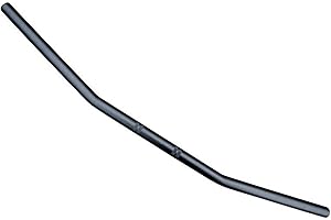 ALCHEMY PARTS Motorcycle Handlebars Drag Bar 22mm 7/8 inch for Streetfighter Custom Bike Flat Tracker Bobber Chopper (Black)