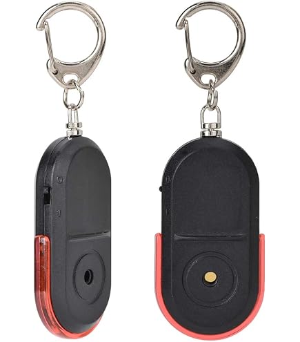 Cercachiavi Portatile Anti-Smarrimento Con Torcia LED - Trovachiavi Con Fischietto, Batteria Inclusa, Portachiavi Per Anziani E Oggetti Personali - 4