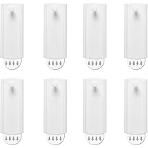 Pack De 8 Colgadores De Cuadros Sin Taladro, Adhesivos Blancos, Carga Máxima 3 Kg, Para Paredes De Cemento, Azulejos Y Vidrio