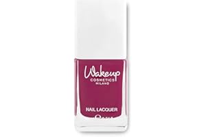 WAKE UP COSMETIC MILANO Wakeup Cosmetics - Nail Lacquer, Smalto per Unghie a Lunga Durata dal Finish Brillante e dal Colore Pieno, Colore Spring Queen