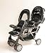 Exclusive Tandem - Twin Pram black - BambinoWorld