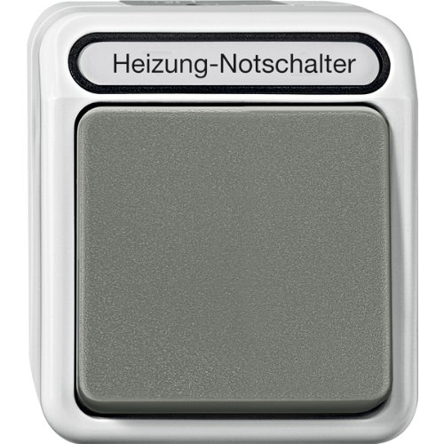 Preisvergleich Produktbild Merten 342294 Heizungs-Notschalter, Aus, 2-polig, lichtgrau, AQUASTAR