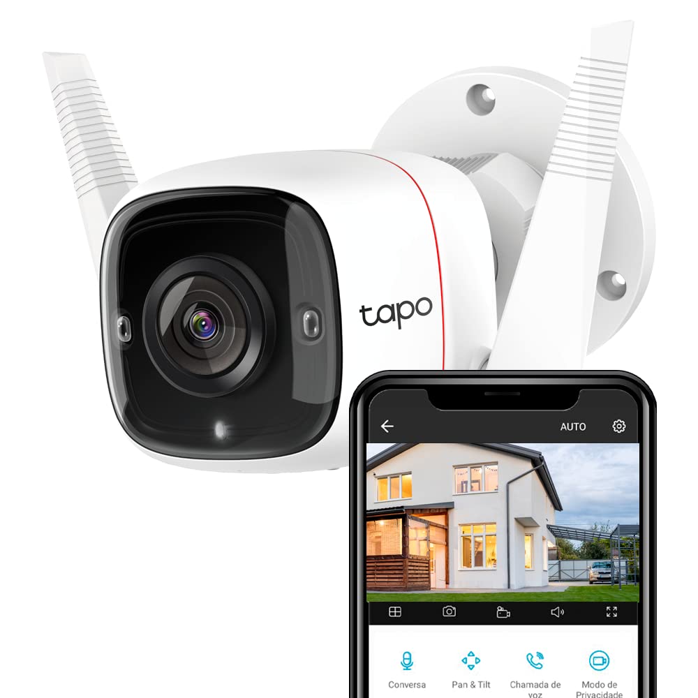 TP-LINK Tapo 4MP 2K QHD (2560x1440) Outdoor CCTV Security Wi-Fi Smart Camera -Alexa Enabled -Weatherproof -Full Color Starlig