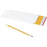 Amazon Basics Graphite HB Pencils in Box Pack of 12, Yellow