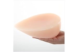 TAUZVEOK Pechos Silicona Falsos,Tetas Falsas Protesis Mamarias Senos Falsos,Pechos De Silicona para Transgeneros Travestis Crossdresser,Natural,4XL 800g
