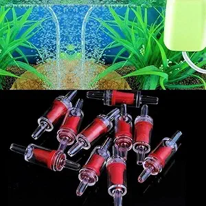 Petzlifeworld Non-Return Check Valve Oxygen System Aquarium Fish Tank Air Pump Accessories 10PCS/Set