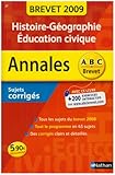 Image de ANNAL 09 ABC BREV SUJ COR HIST
