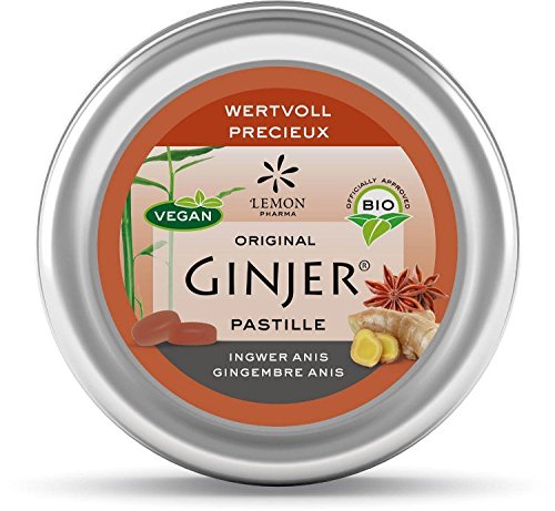 Jengibre ginjer Anís PASTILLE bio 40 g
