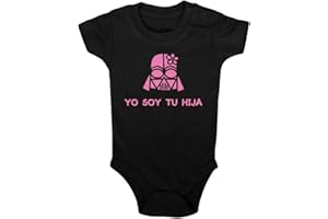 Clickink Body bebé Yo soy tu hija. Regalo bebé. Regalos para bebés. Regalo divertido. Regalo original. Body bebé friki. Manga corta.