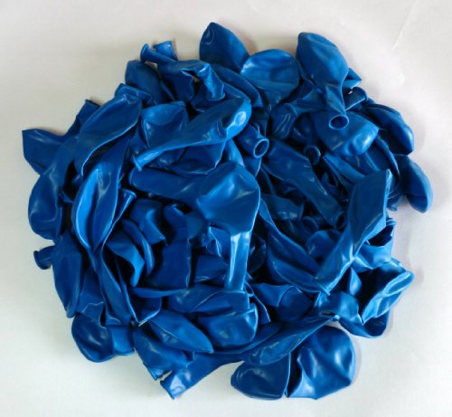 100 Luftballons ca. 90cm Umfang - Farbe: blau