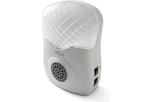 VOCA Telephone Ringer Amplifier, Boost up to 120db with LED Light Notification for Landline Phones, Wall Mountable, Ideal for Noisy and Hearing-Impaired Environments (RA02)